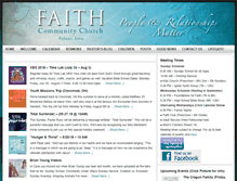 Tablet Screenshot of faithccpalmer.org